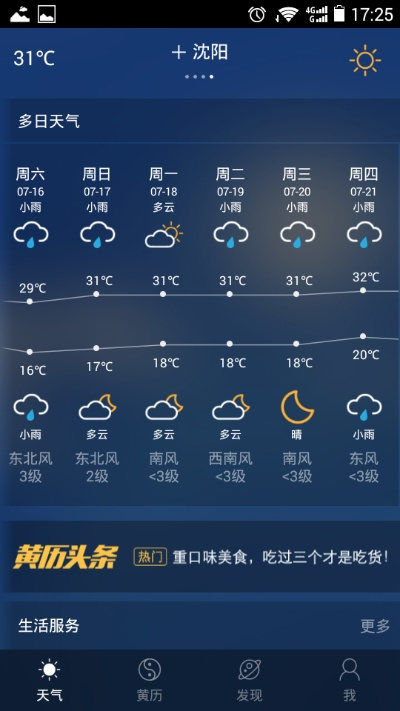 沈阳24小时天气预报，一日之间，尽览四季变幻