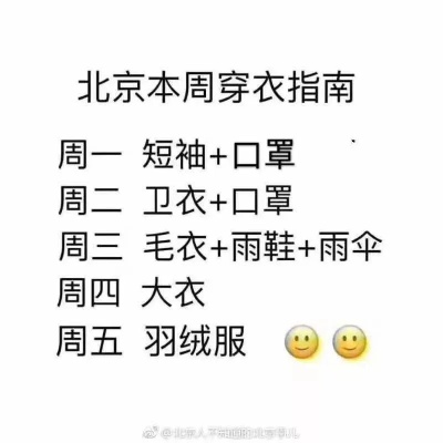 北京天气穿什么衣服合适，四季穿衣指南与实用搭配建议